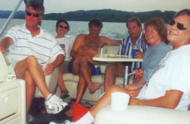 David Stanley, Becky Cole Stanley Robert Ward, and other boaters.