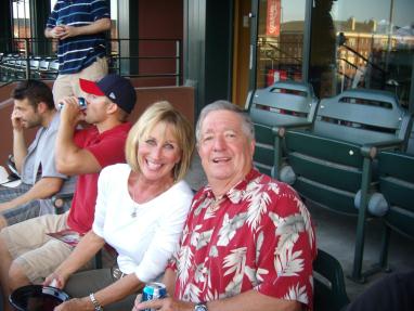 Billy and Marsha at Redbirds Game