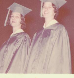 ConnieMillsPennyMiller1964Graduation